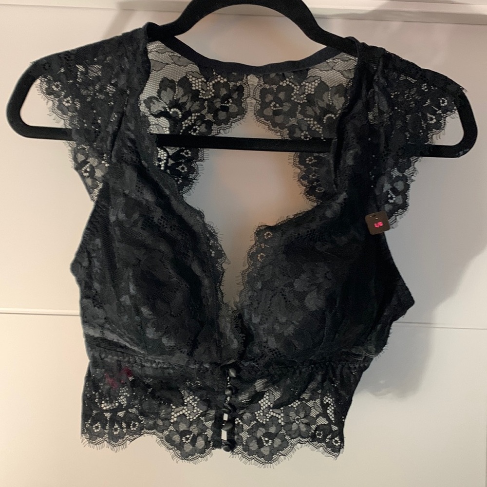 Black bustier